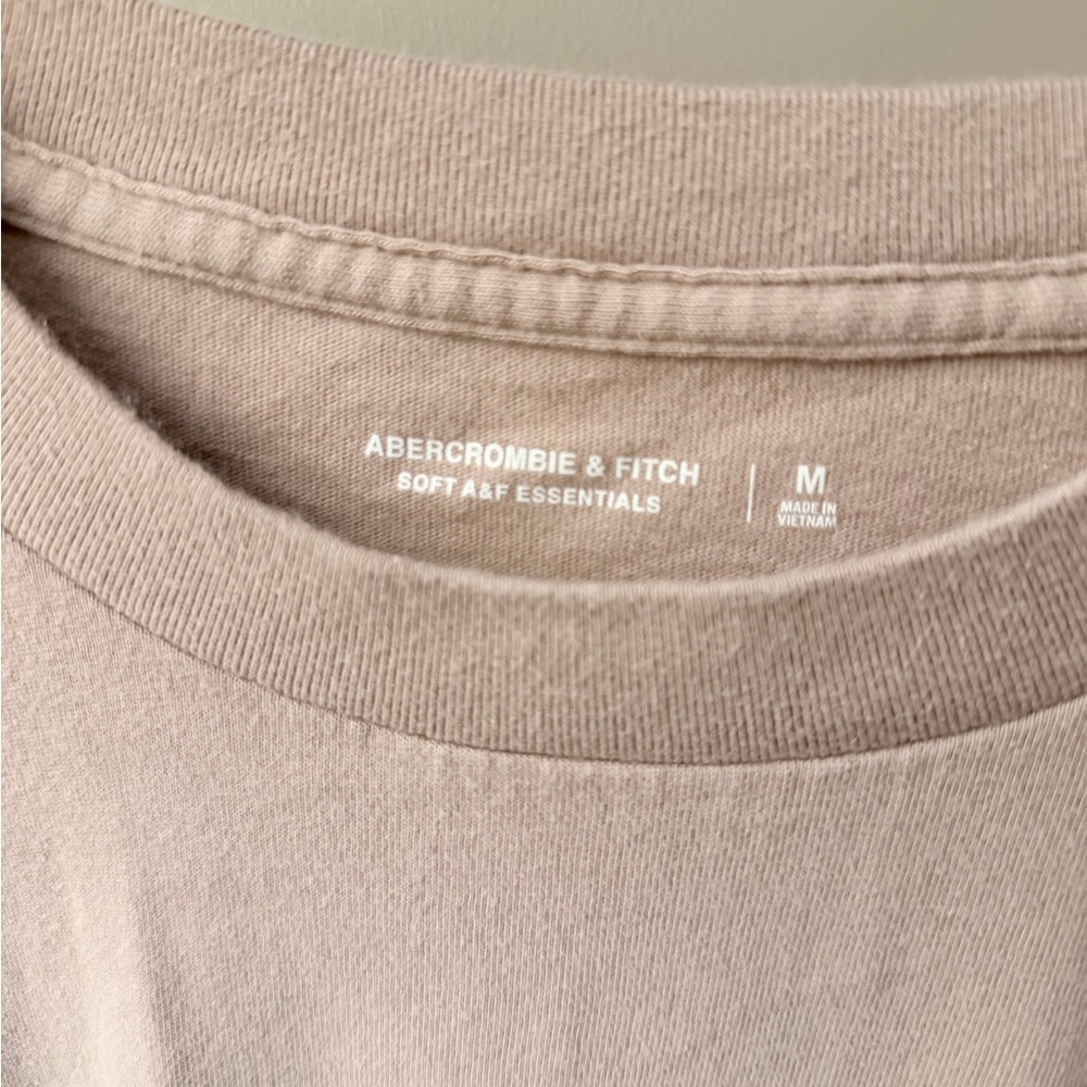 Abercrombie & Fitch Tan Essentials T-Shirt Medium